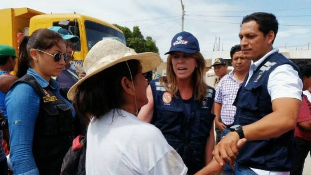 Ministra Aljovín y Gobernador Valdez Llegaron a San Pedro de Lloc